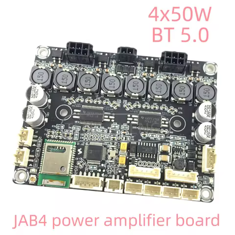 JAB4 power amplifier board 4x30W BT5.0 with ADAU1701 DSP supports 4.0/2.1/2.0, with a maximum power 
