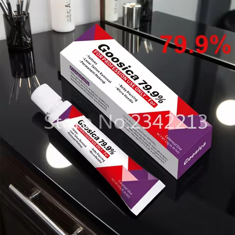 New Arrival 79.9% Goosica Tattoo Cream Before Permanent Makeup Microblading Eyebrow Lips 10g