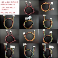 10PCS 1.25 to ZH1.5/PH2.0/XH2.54/GH1.25 PH2.0 to XH2.54 Adapter Conversion Terminal Wire Connecting 