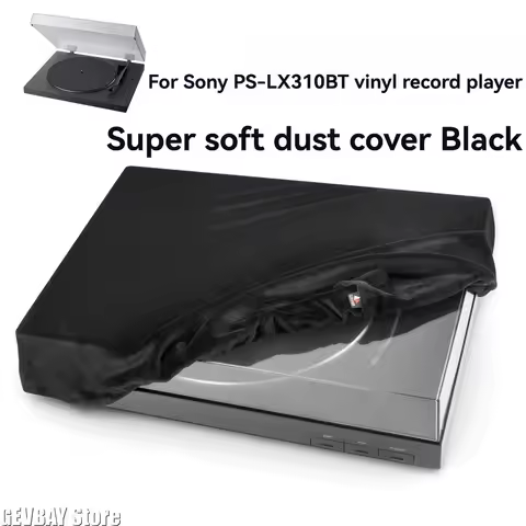 For Sony PS-LX310BT Record Player Protective Cover High Elasticity Dustproof Turntable Dust Cover wi