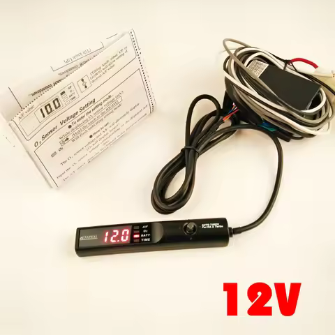 Universal Auto 12V Car Electronic Digital Turbo Timer Red LED Digital Display For Turbo & NA Black P