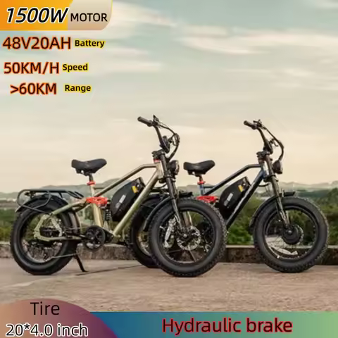 E-bike Terra2 1500W motor 48V20AH battery mountain electric bike 20-inch tire full suspension off-ro