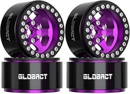 EPINON Aluminum 1.9 Beadlock Wheels - Offset -10.5mm RC Wheel Rim Hub for 1/10 RC Crawler TRX4 TRX6 