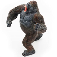 Higherbros King Kong Toys Gorilla Action Figure Standing Rampage Gorilla Fight Mode Gorilla Ape Soli