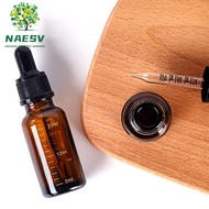 NAESV Dropper Bottle with Scale Aromatherapy Travel Amber Glass Bottle Scale Dropper Bottle Jars Via