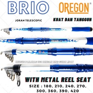 Joran Pancing Oregon Brio 180 210 240 270 300 360 390 420 Original Kuat Untuk Danau Waduk Sungai Laut Pasiran Surf Fishing Bisa COD