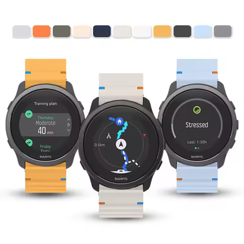 20/22mm Band for Suunto 5 Peak Silicone Soft Women Men Strap Suitable for Suunto 3/3 Fitness/9 Peak 