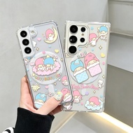 Kuwai Couples Pattern A57 Case comparable for Samsung S26 S23 S24 Ultra S24FE 25FE S25eDge Shockproo