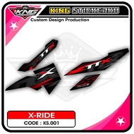 Old X-Ride Sticker/Old - Decal Sticker Striping Standard X-Ride Old/Old KS.01