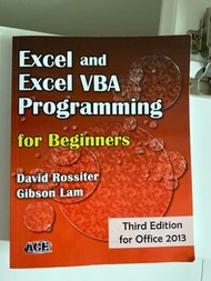 Excel and Excel VBA programming