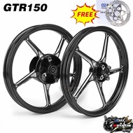 velg ring 17 enkei cnc pelek fg511 satria fu tiger revo gtr 150 racing - hitam