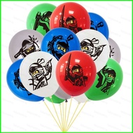 B4 Ninjago Themed latex printed balloon set kids birthday party decoration 4B