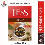 Чай черный Tess Siesta листовой, 90 г / Black tea Tess Siesta leaf tea, 90 g / Russian Plaza / Russi