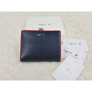original AGNES B full leather wallet EW04
