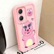 Casing hp for VIVO Y03 Y03T Y18 Y18e Y18i Y18t Y28s 5G Y37 5G Case Cute Cartoon pink Case Economical
