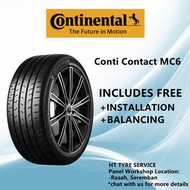 CONTINENTAL Max Contact MC6 16 17 18 inch Tyre Tayar Tire (Free Installation/ Delivery)