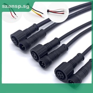 2Pin 3Pin 4Pin IP65 DC Connector Cable Waterproof  ire Plug for LED Light Strips Male to Female Jack
