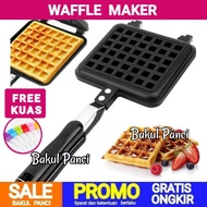 GOHAPPY WAFFLE MAKER SINGLE - MANUAL WAFFLE CROFFLE CAKE MOLD - DOUBLE WAFFLE - CAKE MOLD
