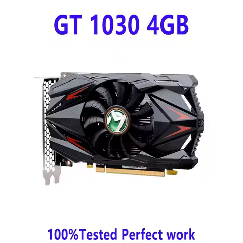 MAXSUM Gaming Graphic Cards GT 1030 Transformers 4GB DDR4 GPU Desktop Video Card DVI Computer compon