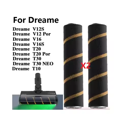 B83B-2PCS For Dreame V12S V16S V11 V12 Main Rolling Brush Dreame Replacement Parts Vacuum Cleaner Ro