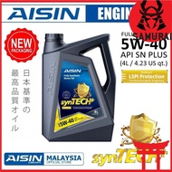 Aisin Engine Oil Fully Synthetic SN PLUS 5W40 (4L)