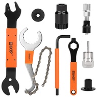 Bike Tool kit, Including Bicycle Crank Removal Tool + 3 in 1 Bike Cassette Removal Tool + Bottom Bra