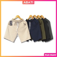 Korean fashion men's shorts for street wear, soft, airy, high-quality, thick Thai fabric ABATI