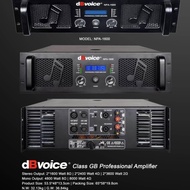 Power dB Voice NPA 1600 Original Amplifier dBvoice NPA1600 Class GB