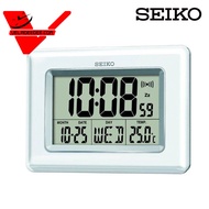 SEIKO DIGITAL นาฬิกาดิจิตอล ตั้งปลุกได้ แขวนผนังได้ พร้อมขาตั้ง รุ่น QHL058W นาฬิกาแขวนดิจิตอล นาฬิกาตั้งโต๊ะ