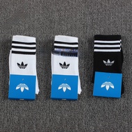 Stokin Stokin Sukan Uniseks Stokin Bergaya Tiga Daun Uniseks Stokin Pertengahan Betis Stoking Panjan