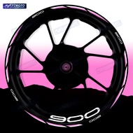 For Z900 Motorcycle 17 Inch Front Rear Wheel Hub Racing Sticker Decal Waterproof Reflective Modified
