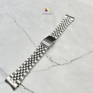 Jubilee Strap Tali Stainless Steel Classic Silver 18MM 20MM 22MM Standard