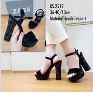 Ks.2512 High Heels Suede 13cm/ Heels Zara Suede /Heels Fashion impor