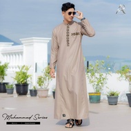 JUBAH GAMIS PRIA MUHAMMAD SERIES AR BY ARYA SALOKA BAJU MUSLIM TERBARU MODERN KEKINIAN