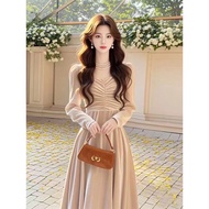 [COD] Gaun Mewah Elegant Wanita Modis Korean Style - G050