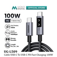 UGREEN UNO L509 CABLE E-MARKER USB-C TO USB-C FAST CHARGING 100W/TYPE C PD 3.0/ TRANSFER SPEED UP TO