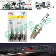 (4pcs) BOSCH Spark Plug FR7DCX+ / BKR6E-11 Proton Waja Wira 1.6 1.8 Satria 1.8 GTi Perdana 2.0