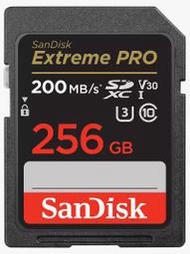SanDisk 256G SD SDXC EXTREME PRO C10 U3 4K V30 記憶卡 SD 大卡 相機卡