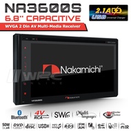 NAKAMICHI NA3600S 6.8" 2 DIN Bluetooth Dual USB Car Radio DVD Stereo Player