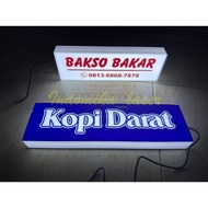 LED embossed letters, light-up letters, shop name