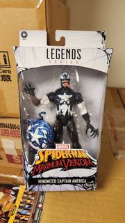 全新 孩之寶 HASBRO Marvel Legends SERIES SPIDER-MAN MAXIMUM VENOM Marvel Legends Spider-Man venom captain