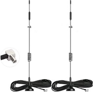 Bingfu 4G LTE Antenna TS9 Antenna Magnetic Base MIMO TS9 Right Angle Antenna 8dBi (2 Pack) for MiFi 