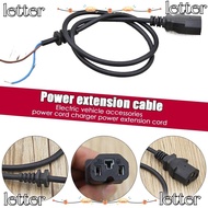 LETTER E-Bike Motor Cable Outdoor Motor Cables Power Cord Charger Electric Bike Parts