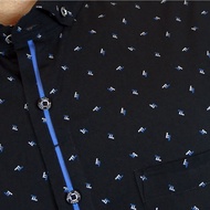 BOSS Kemeja Motif Pria Lengan Pendek Slim Fit 1263