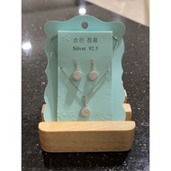 Korean Silver 92.5 costume jewellery set (imported from Korea)
