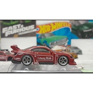 CUSTOM HOT WHEELS LBWK NISSAN SILVIA S15 CUSTOM LBWK S15 RED EDITION