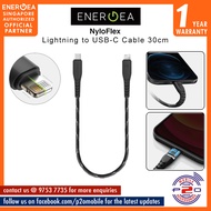 Energea NyloFlex Lightning to USB-C Cable 30cm