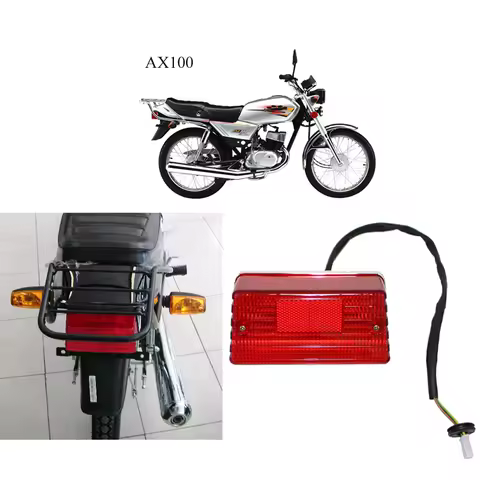 Motorcycle Tail Lamp for Haojue Suzuki Qingqi Jingcheng Haojin Lifan Qjmotor Rear Brake Stop Light A