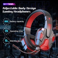 Wireless Headset Gaming Headset Surround Sound RGB Gaming Headphone with Mic for PC Switch Gamer