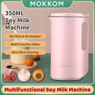 MOKKOM 350ml Soya Milk Maker Almond Milk Soymilk Breaker Household Full-Automatic Wall Breaking Free Filter Juicer for Rice Paste Baby Food Fast Speed Food Blender